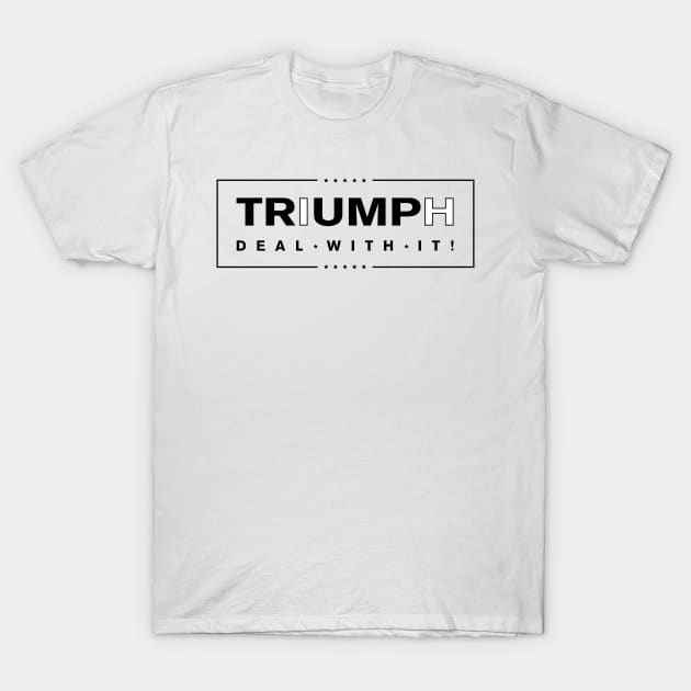 TRIUMPH - Black T-Shirt by SEspider